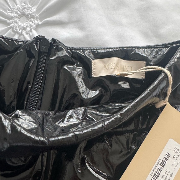 Meshki Glossy Black Pants - Picture 5 of 6